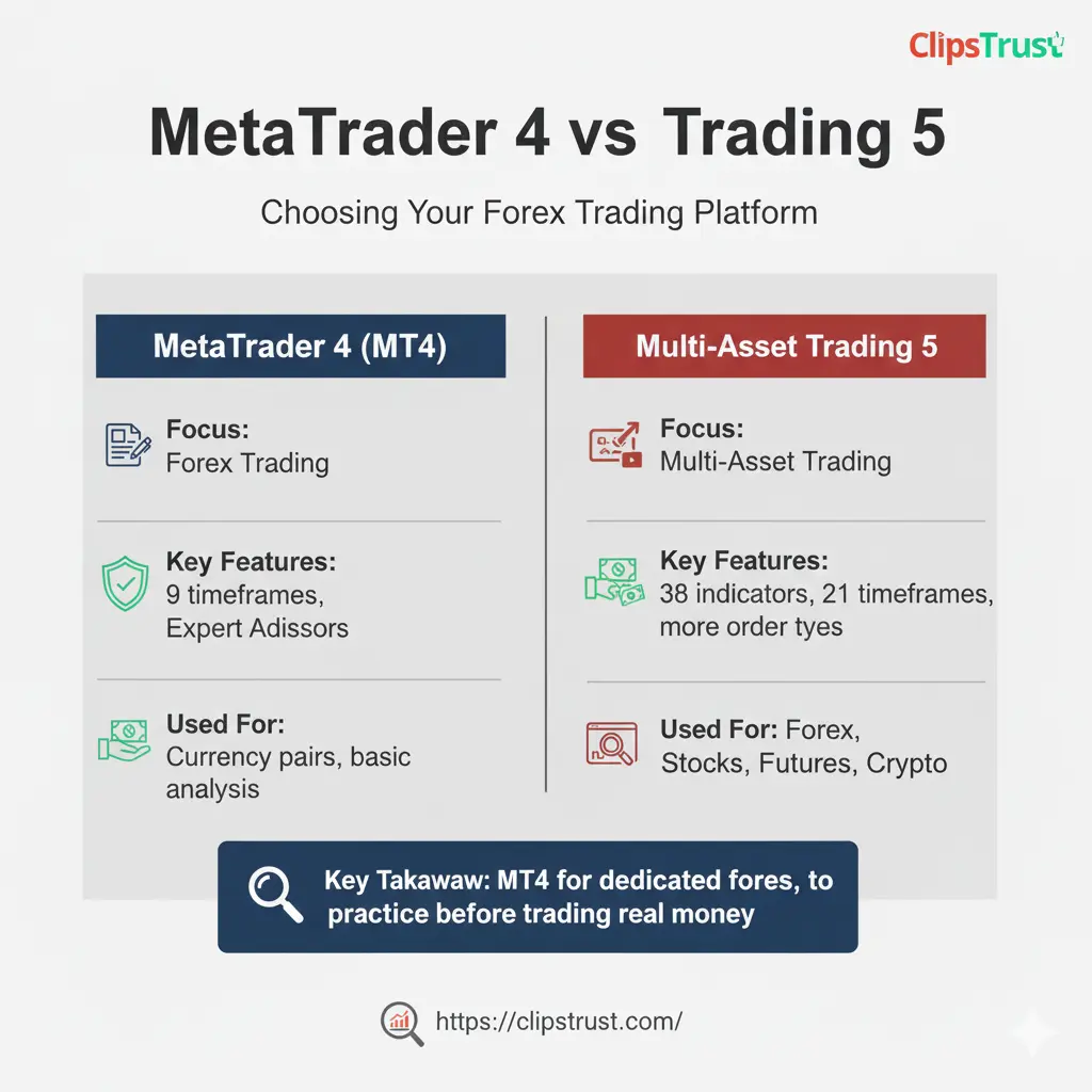 metatrader 4 vs metatrader 5